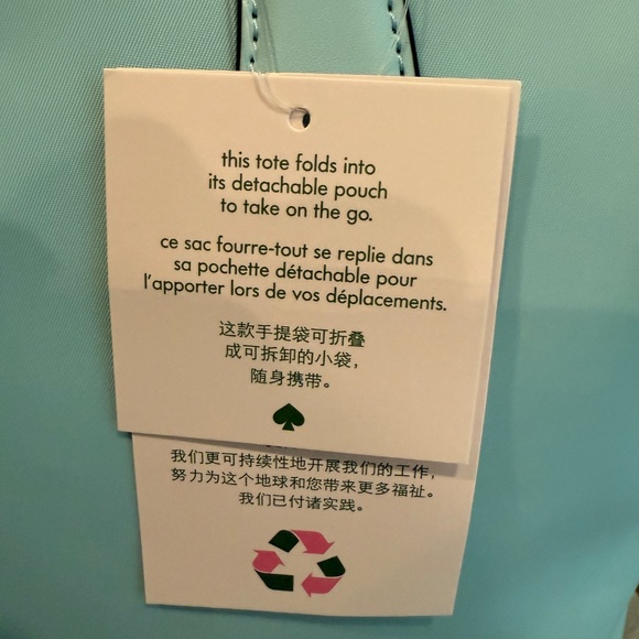 NWT Kate Spade Mel Nylon Packable Tote - Picture 11 of 14